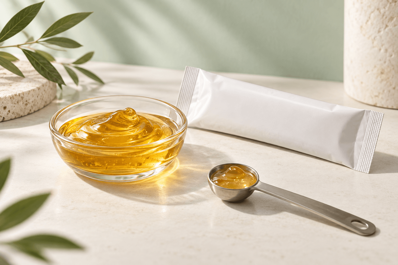Energy Gels formulation ingredient concept