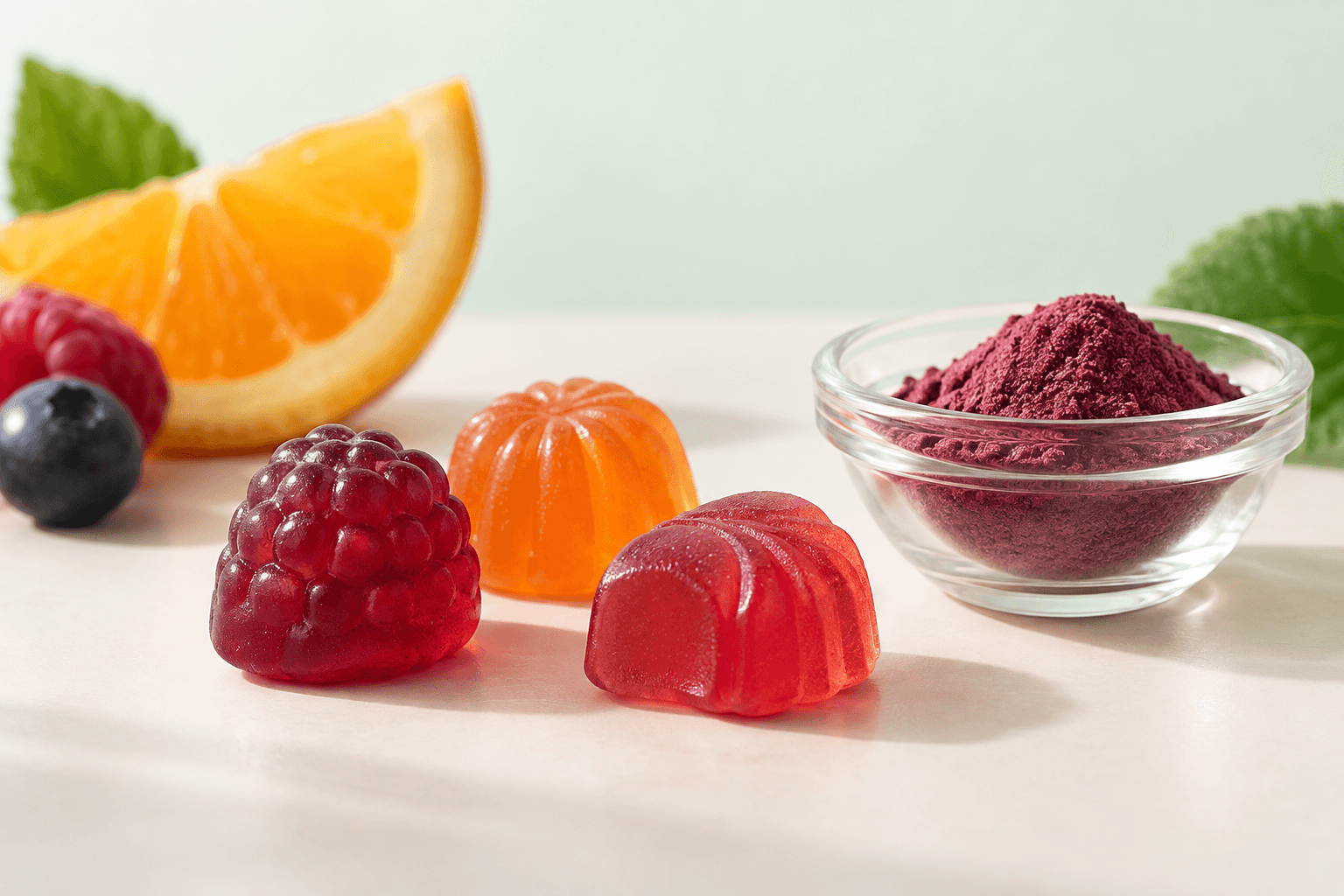 Gummies flavor direction visual