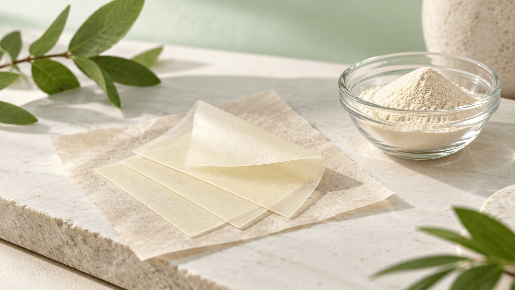 Oral Strips formulation ingredient concept