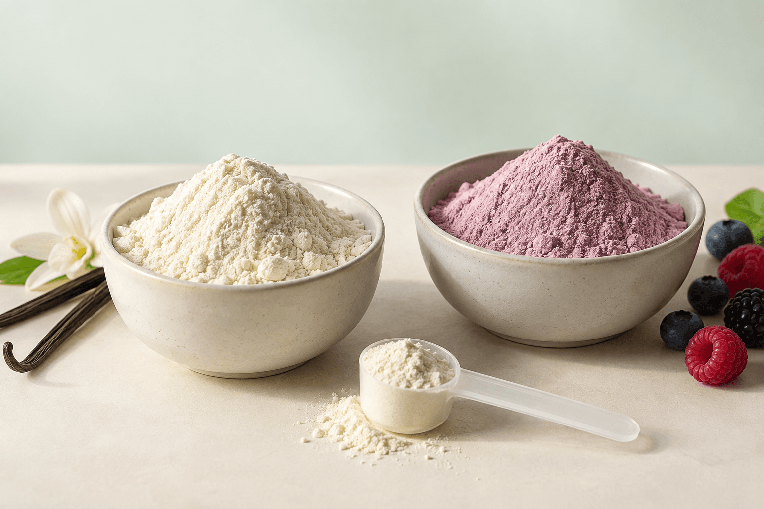 Powders formulation choices visual