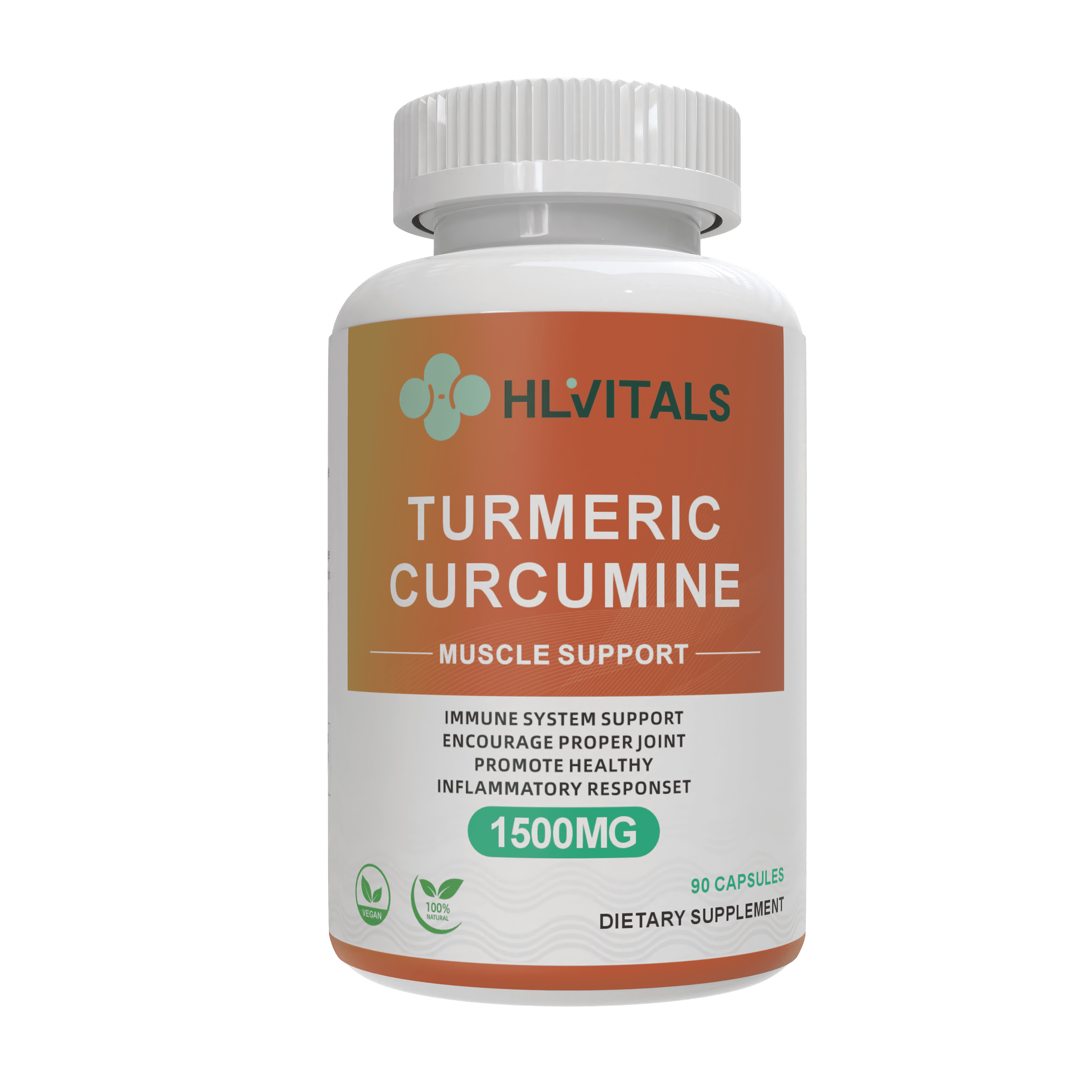 High Strength Turmeric Capsules Black Pepper Joint Support product main image