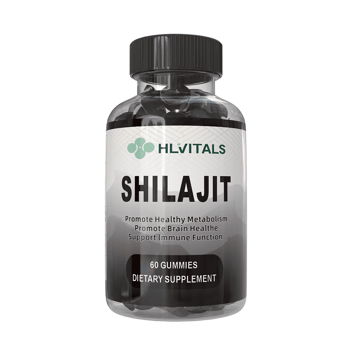 1000mg Pure Shilajit Resin Gummies for Energy and Immunity product main image