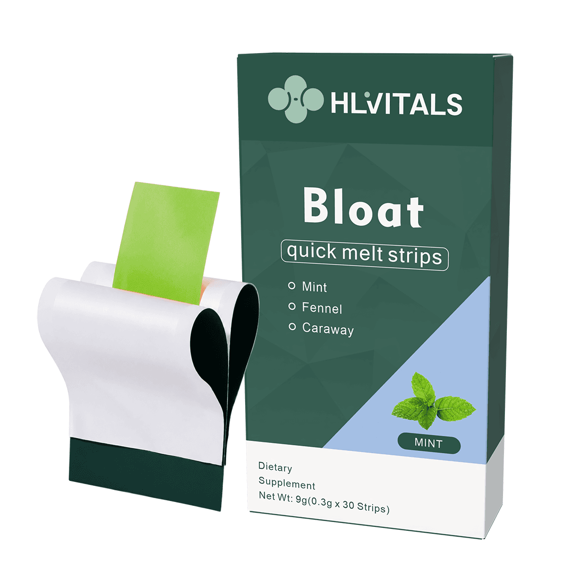 Bloat Digestive Support Oral Strips product main image