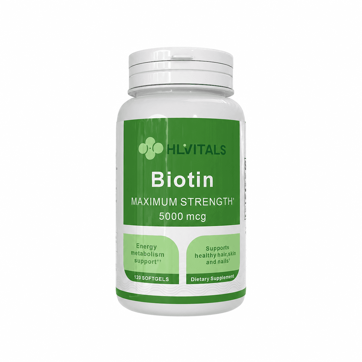 Biotin 5000 mcg Softgels product main image