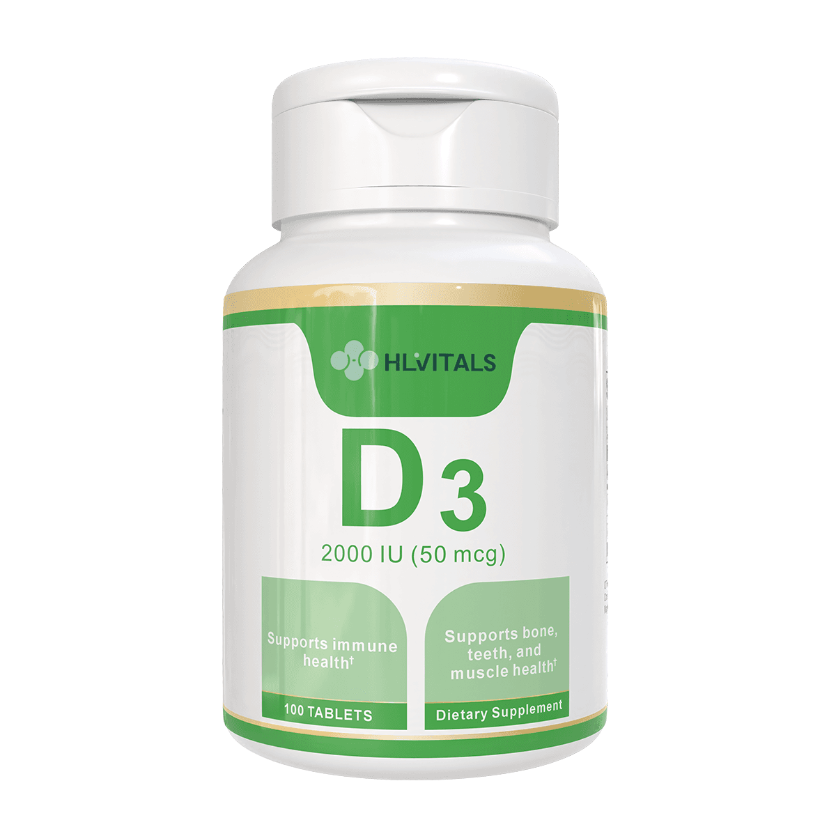 Vitamin D3 2000 IU Tablets product main image